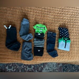 Toddler Boy Clothing bundle Tops and bottoms 2T (10 pieces)